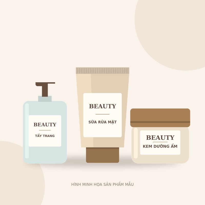 Bộ chăm sóc da cơ bản Beauty (ảnh minh họa)